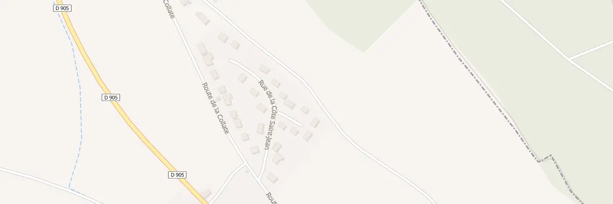 Plan du 13 Rue de la Côte Saint Jean à Vaumort