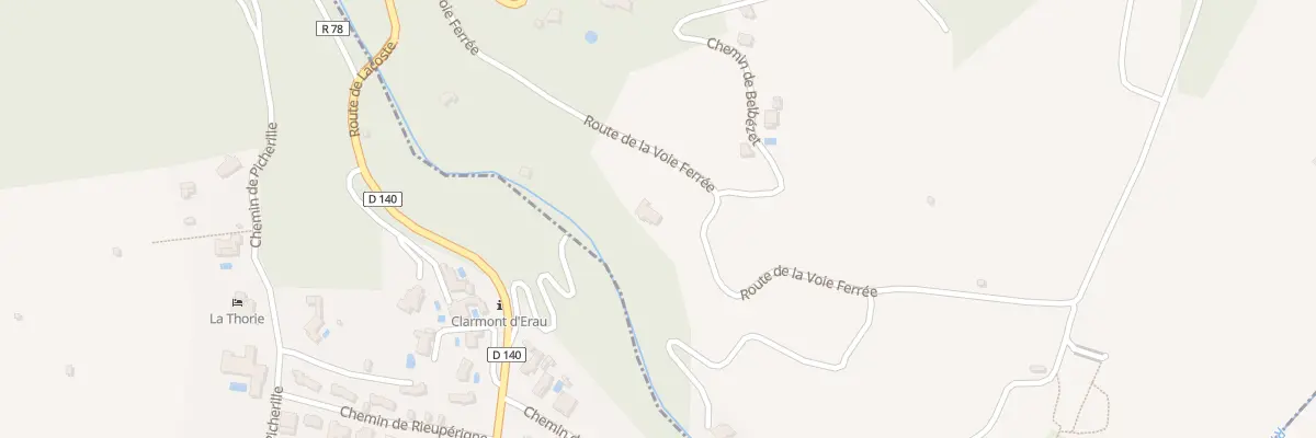 Plan du 5477 Belbeze à Lacoste