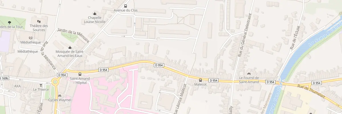 Plan du 65 Rue Louise de Bettignies à Saint-Amand-les-Eaux