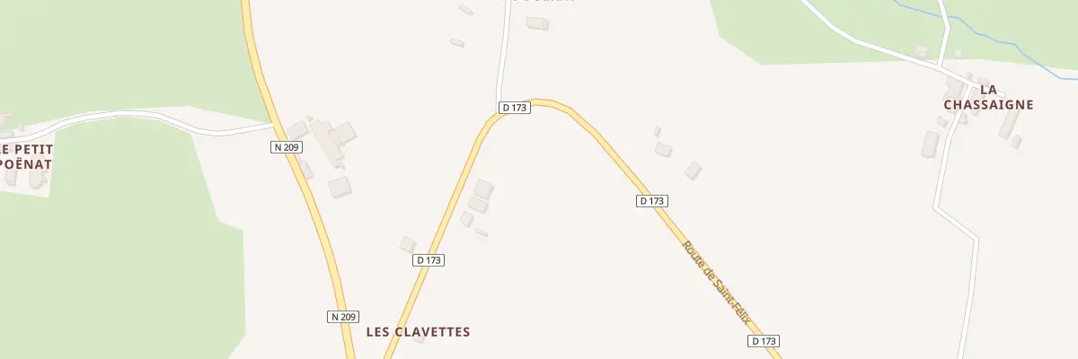 Plan du 5289 Les Clavettes à Billy