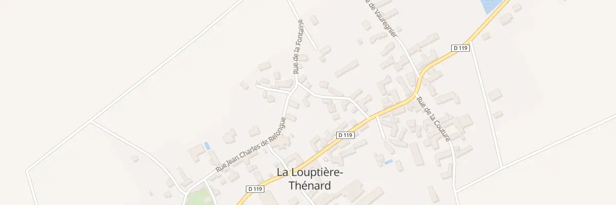 Plan du 80 Le Village à La Louptière-Thénard