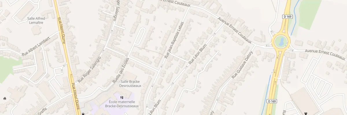 Plan du 24 Rue Jean Baptiste Lebas à Saint-Amand-les-Eaux