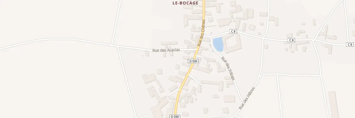 Plan du 21 Rue des Chênes à Perceneige