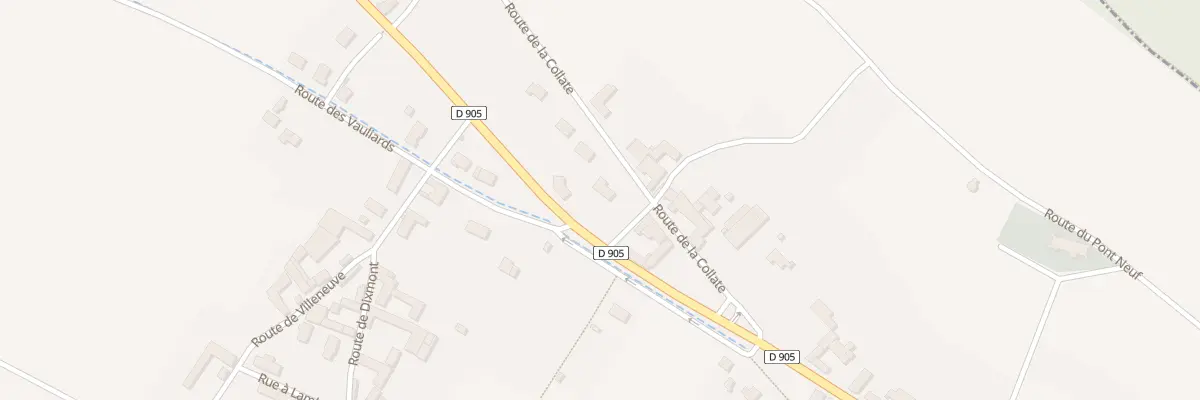 Plan du 6 Rte de la Collate à Vaumort