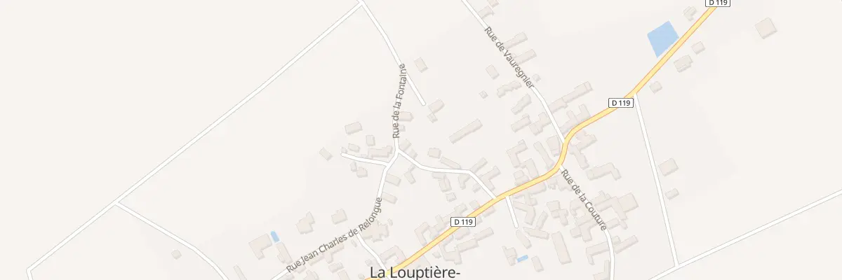 Plan du 12 Rue Jc de Relongue à La Louptière-Thénard