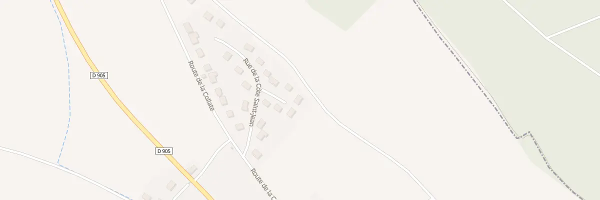 Plan du 11 Rue de la Côte Saint Jean à Vaumort