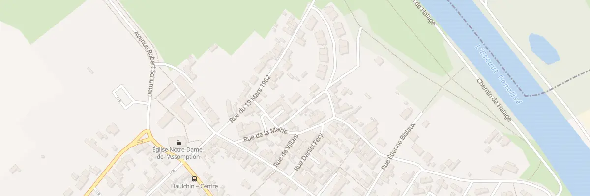 Plan du 2 Rue de l’Escaut à Haulchin
