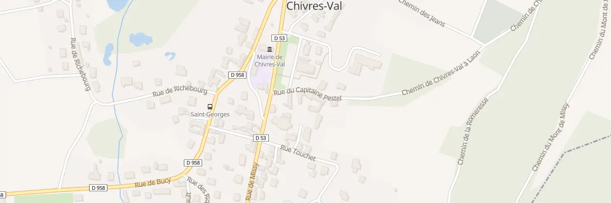 Plan du 2 Rue du Capitaine Pestel à Chivres-Val