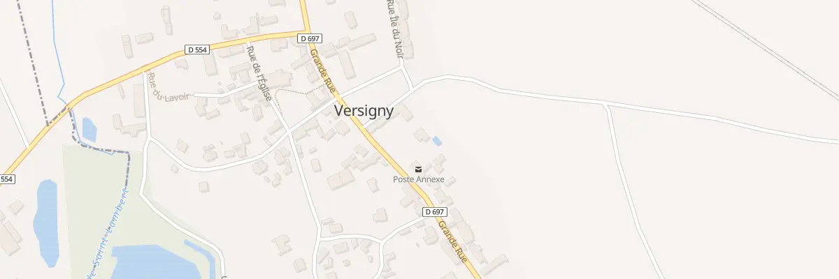 Plan du 5B Gr Grande Rue à Versigny