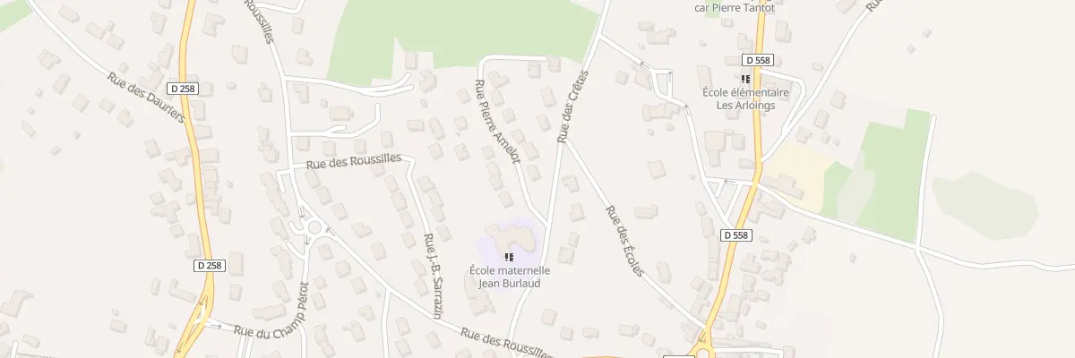 Plan du 1 Rue des Cretes à Creuzier-le-Vieux