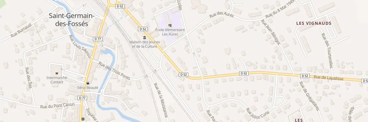 Plan du 21 Rue de Lapalisse à Saint-Germain-des-Fossés
