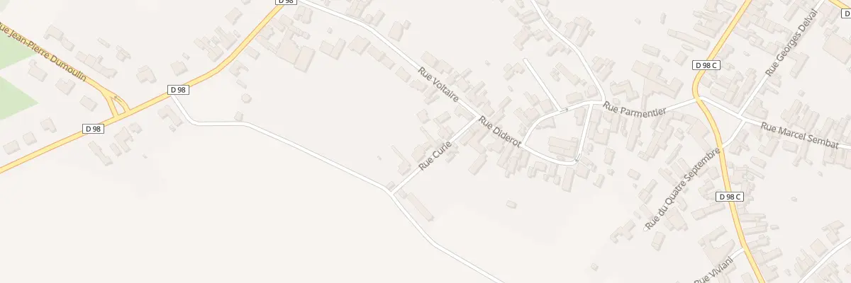 Plan du 3 Rue Curie à Bertry