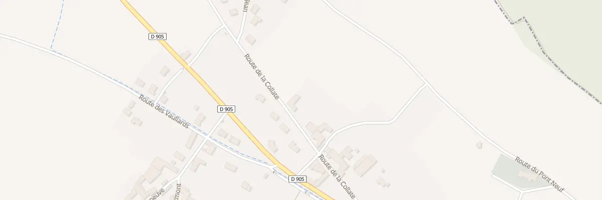 Plan du 17 Rte de la Collate à Vaumort