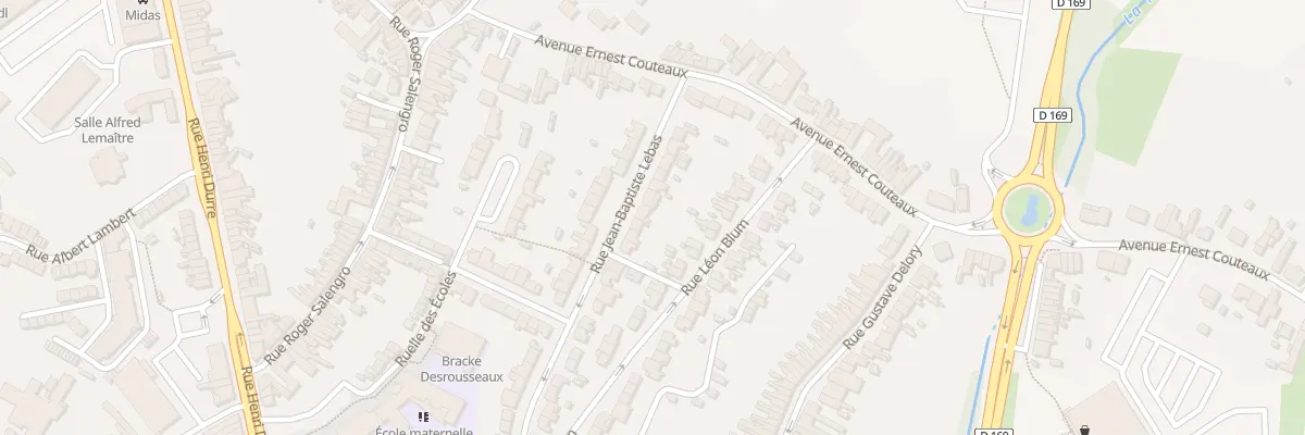 Plan du 32 Rue Jean Baptiste Lebas à Saint-Amand-les-Eaux