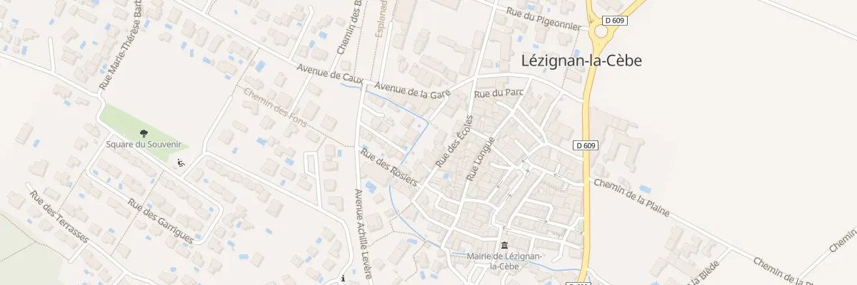 Plan du 11 Rue des Ecoles à Lézignan-la-Cèbe