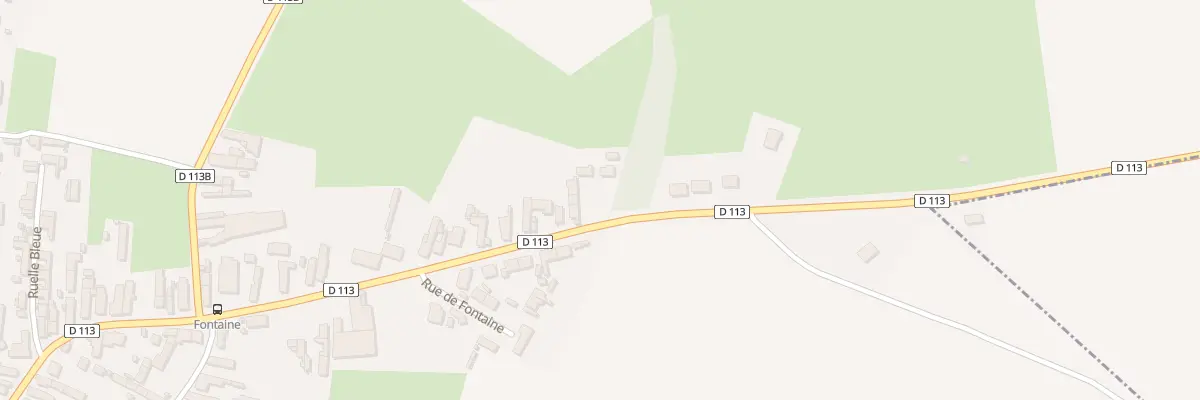 Plan du 35 Rue de Fontaine à Quiévy