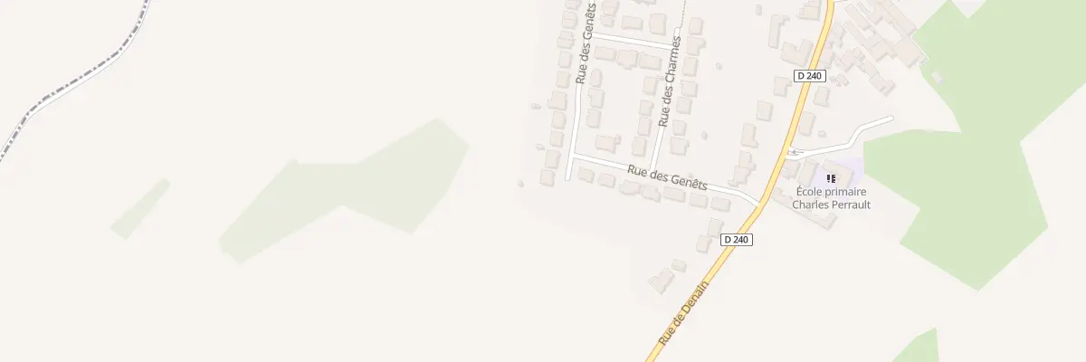 Plan du 15 Rue des Genêts à Oisy