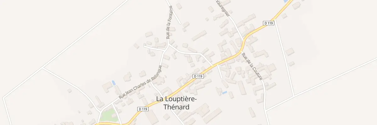Plan du 3 Rue Jc de Relongue à La Louptière-Thénard