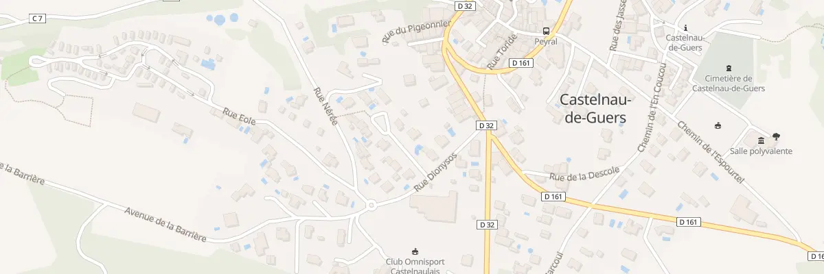 Plan du 4 Rue des Oliviers à Castelnau-de-Guers