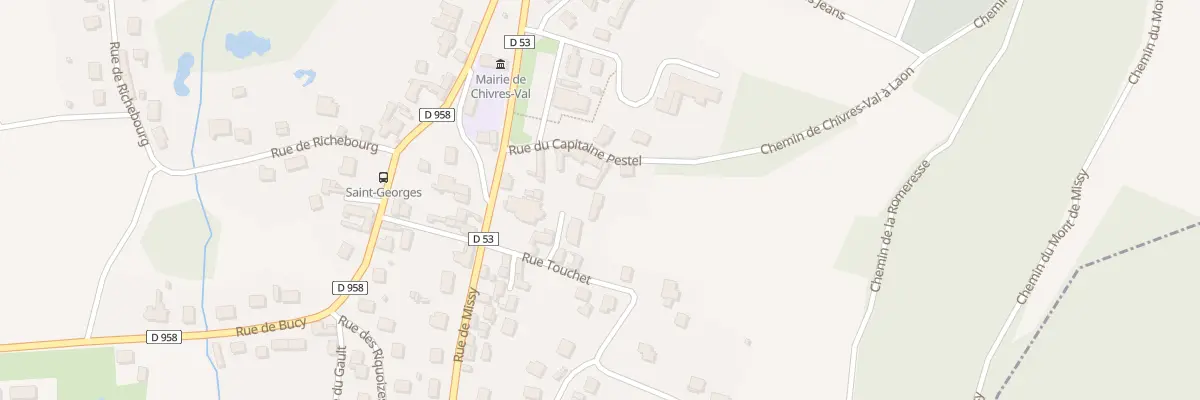 Plan du 6 Rue du Capitaine Pestel à Chivres-Val