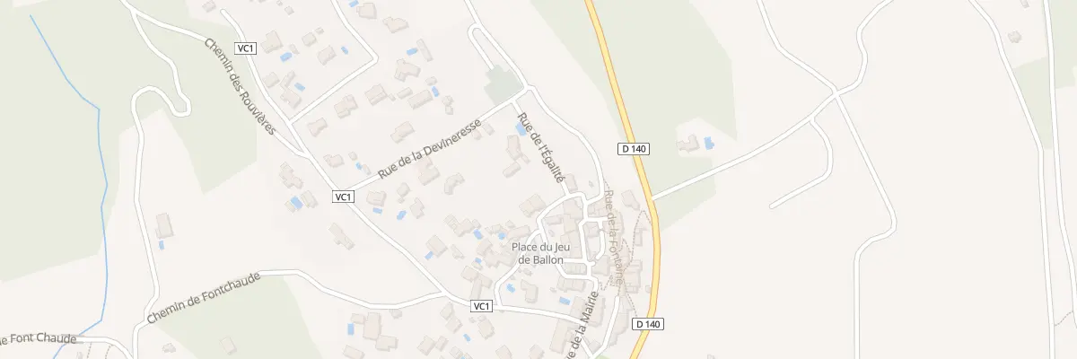 Plan du 5472 Le Village à Lacoste