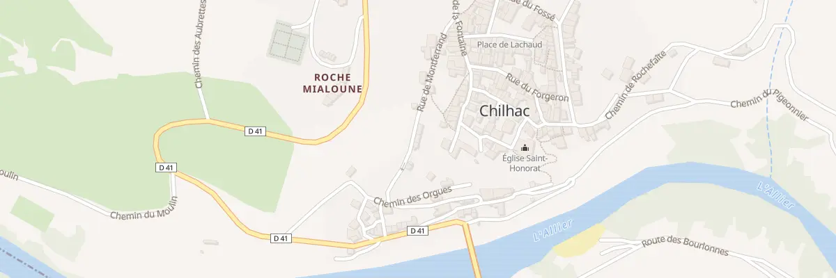 Plan du 5059 Le Bourg à Chilhac