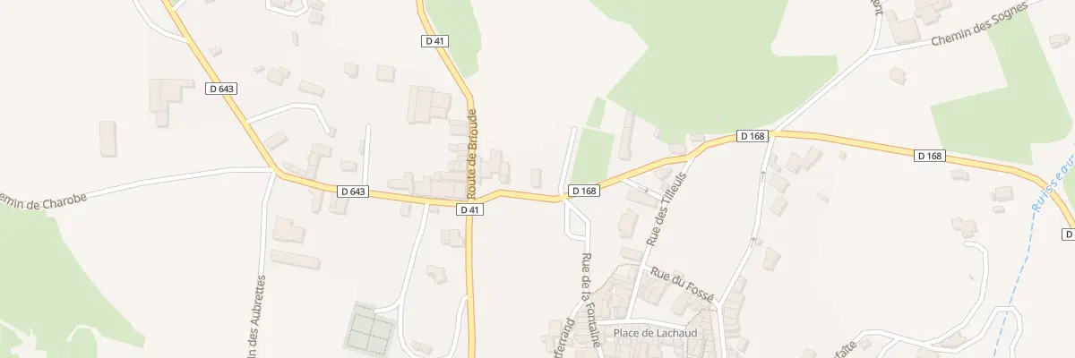 Plan du 5003 Le Bourg à Chilhac