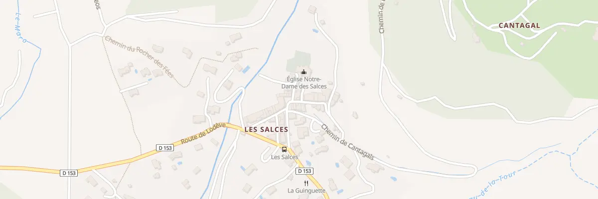Plan du 3 Rue du Four les Salces à Saint-Privat