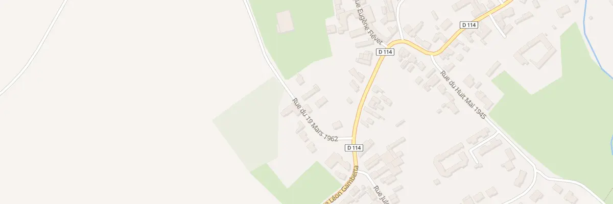 Plan du 4 Rue du 19 Mars 1962 à Saulzoir