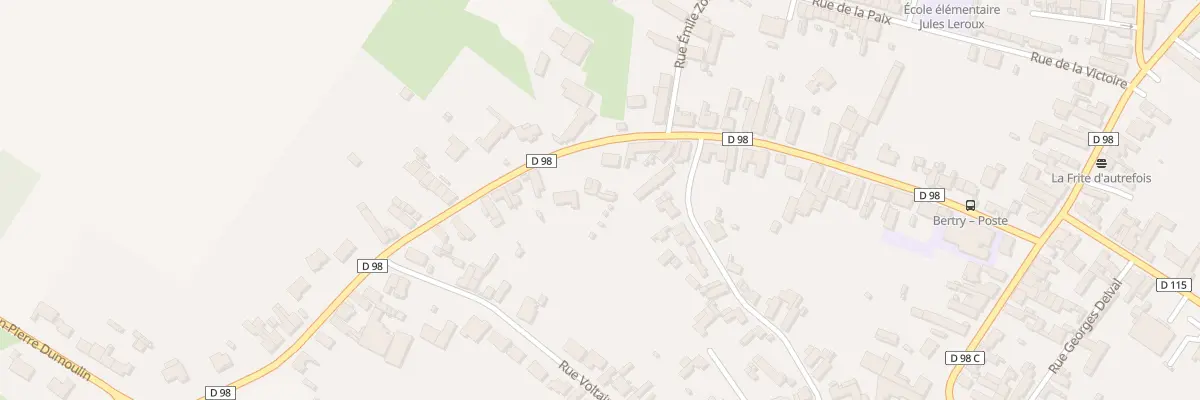 Plan du 27 Rue Delory à Bertry