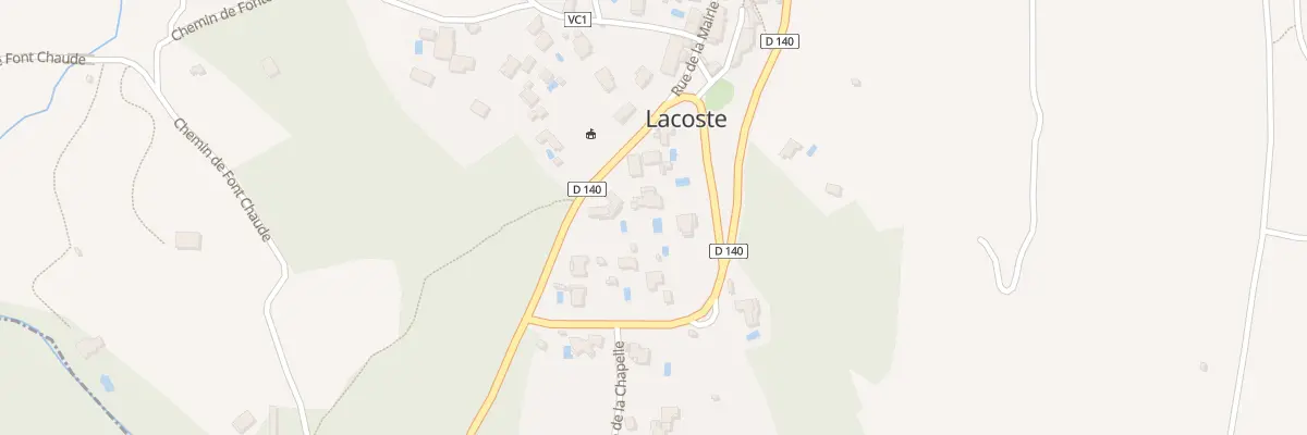 Plan du 4 Rue de la Mairie à Lacoste