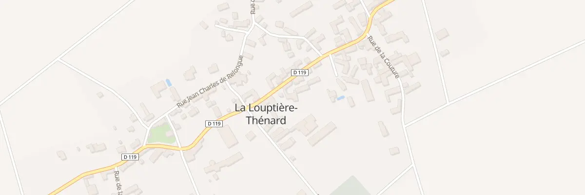 Plan du 23 Rue Thenard à La Louptière-Thénard