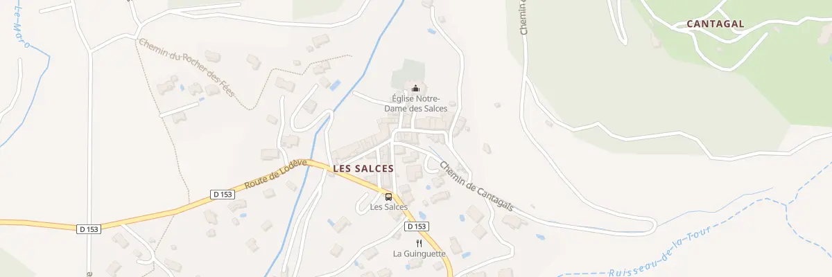 Plan du 4 Rue du Four les Salces à Saint-Privat