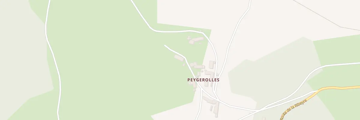 Plan du 5086A Peygerolles à Saint-Privat-du-Dragon