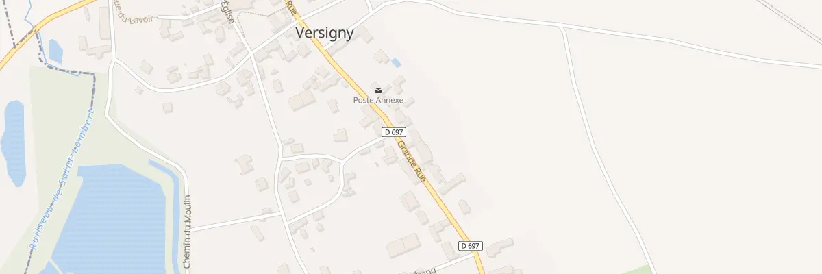 Plan du 13 Gr Grande Rue à Versigny