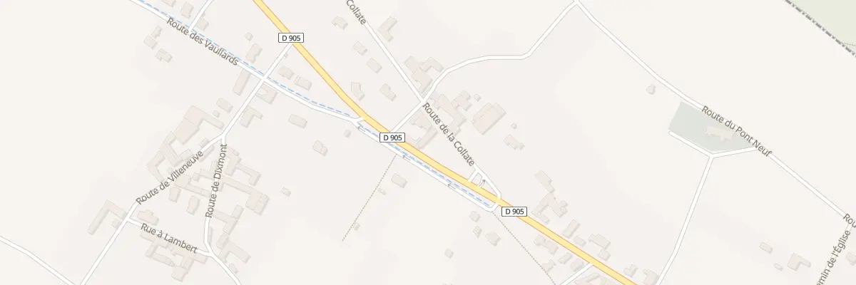 Plan du 2A Rte de la Collate à Vaumort
