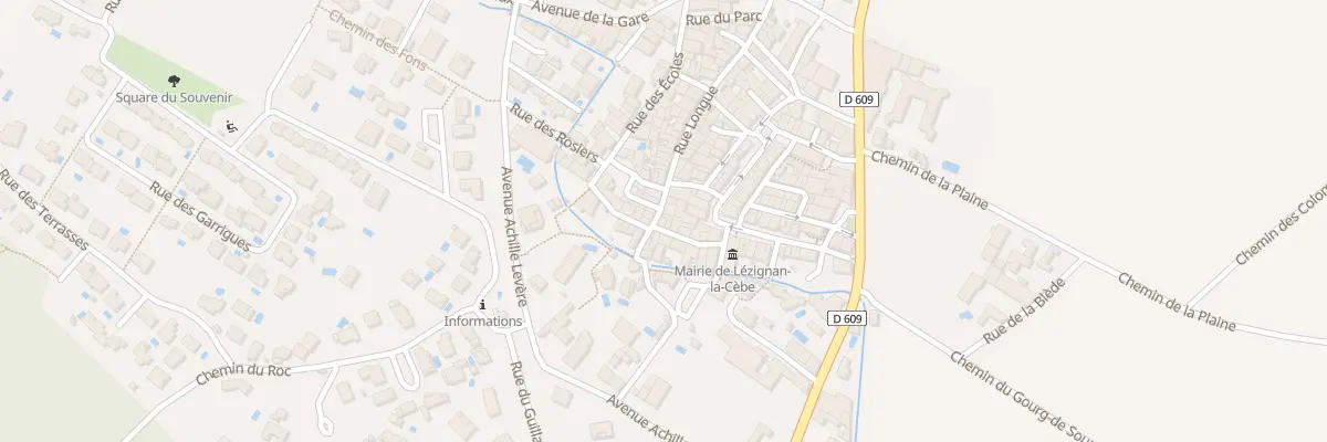 Plan du 8 Rue Longue à Lézignan-la-Cèbe