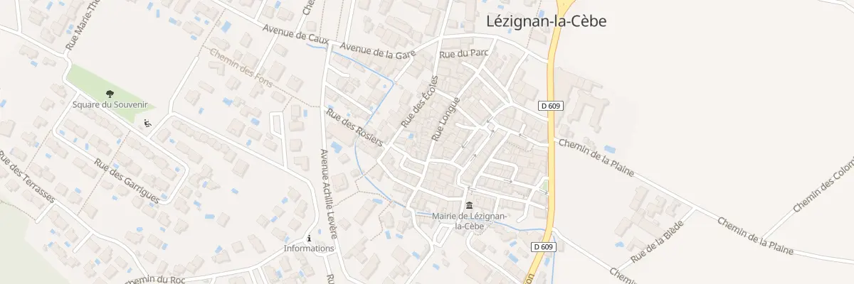 Plan du 13B Rue Longue à Lézignan-la-Cèbe