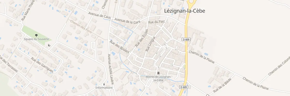 Plan du 15 Rue Longue à Lézignan-la-Cèbe