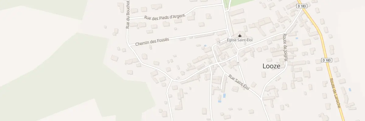 Plan du 28 Gr Grande Rue à Looze