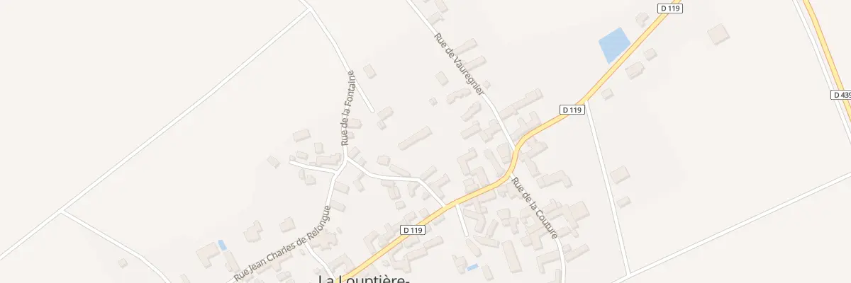 Plan du 70 Le Village à La Louptière-Thénard