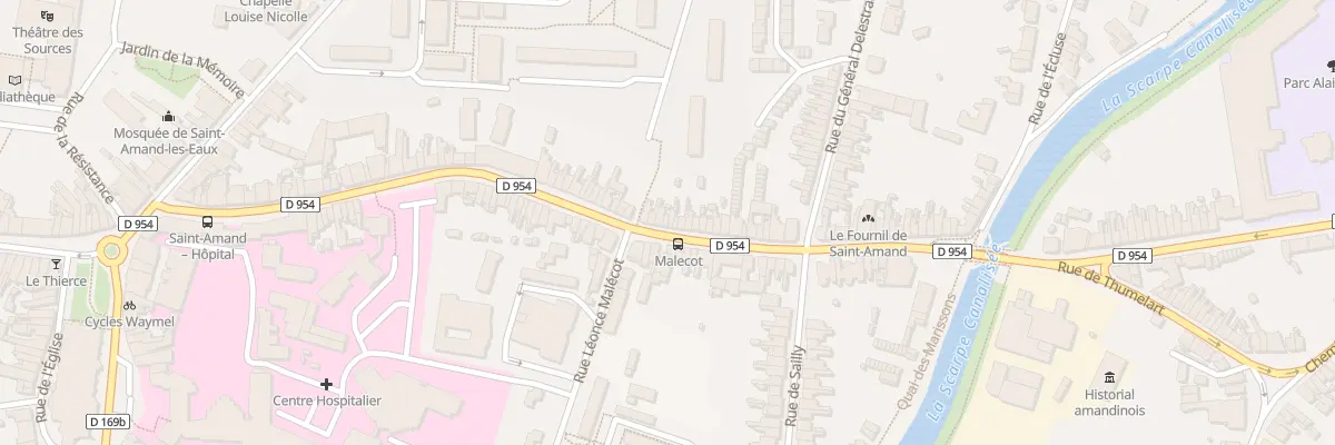 Plan du 101 Rue Louise de Bettignies à Saint-Amand-les-Eaux