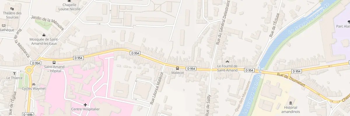 Plan du 99 Rue Louise de Bettignies à Saint-Amand-les-Eaux