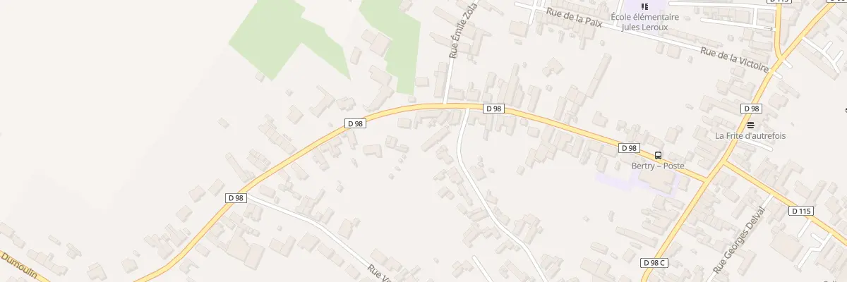Plan du 23 Rue Delory à Bertry