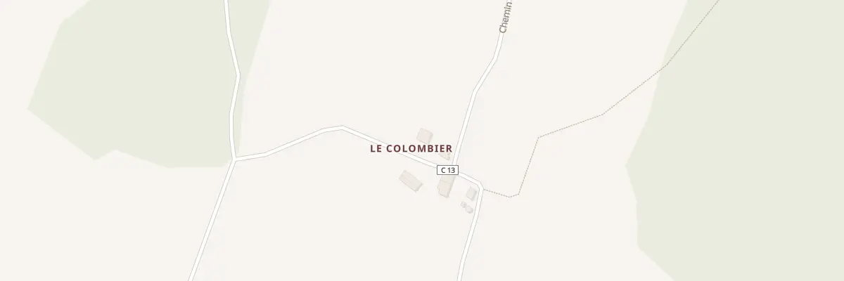 Plan du 3 Le Colombier à Billy-sur-Oisy