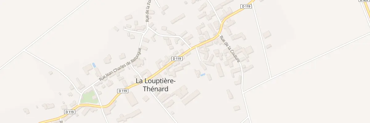 Plan du 19 Rue Thenard à La Louptière-Thénard