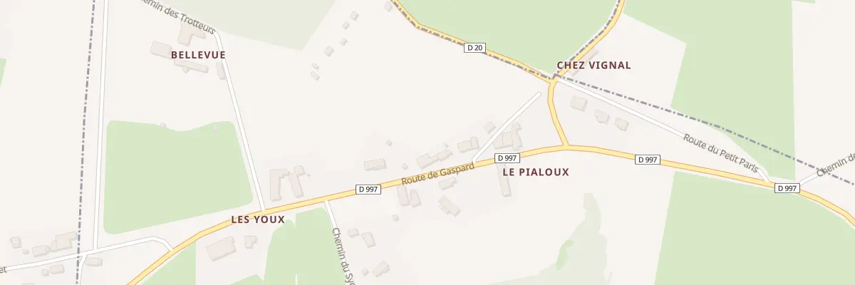 Plan du 5143 Le Pialoux à Estandeuil