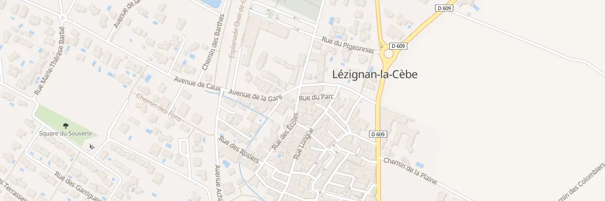 Plan du 16 Rue des Ecoles à Lézignan-la-Cèbe