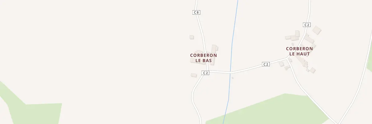 Plan du 45 Corberon le Bas à Vendières
