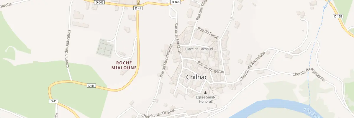 Plan du 5109 Le Bourg à Chilhac